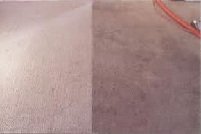Before and after carpet cleaning 1