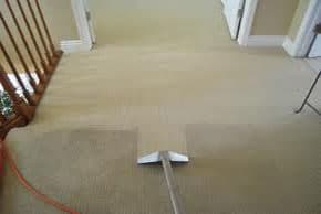 Before and after carpet cleaning 2